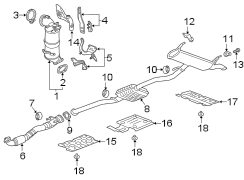 Exhaust system. Exhaust components.