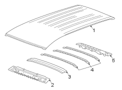 Image of Roof Panel (Right, Front) image for your 2017 Chevrolet Tahoe    