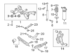 Image of Suspension Shock Absorber image for your 2019 Chevrolet Equinox 2.0L Ecotec A/T 4WD Premier Sport Utility 