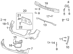 Image of Bumper Trim (Upper, Lower) image for your Chevrolet Suburban   