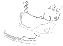 Parking Aid System Wiring Harness