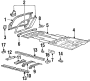 Axle bracket. OUTRIGGER. Side rail. 