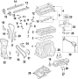 Image of Engine Short Block image for your 2023 Ford Transit-250 3.5L EcoBoost V6 A/T AWD PTV Extended Cargo Van 