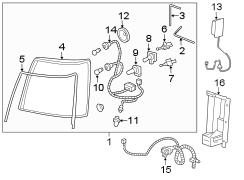 FRONT LAMPS. HEADLAMP COMPONENTS.