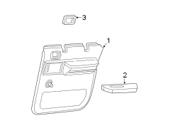 REAR DOOR. INTERIOR TRIM.