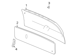 LIFT GATE. INTERIOR TRIM.