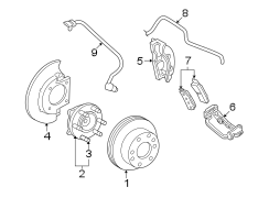 FRONT SUSPENSION. BRAKE COMPONENTS.