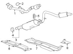 Exhaust system. Exhaust components.