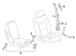 RESTRAINT SYSTEMS. FRONT SEAT BELTS.