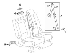 RESTRAINT SYSTEMS. REAR SEAT BELTS.