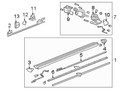 PILLARS. ROCKER & FLOOR. RUNNING BOARD.