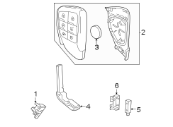 Keyless entry components.