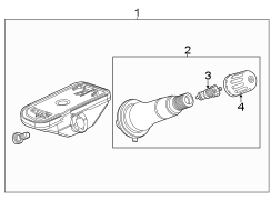 Tire pressure monitor components.