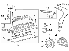 Image of Engine Oil Pan image for your 2020 GMC Sierra 2500 HD SLE Crew Cab Pickup Fleetside  