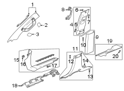 Door Sill Plate (Rear)