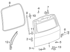 Lift gate. Gate & hardware.