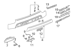 Liftgate Finish Panel Trim Plate