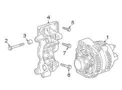 Image of Alternator image for your 2008 Chevrolet Silverado   