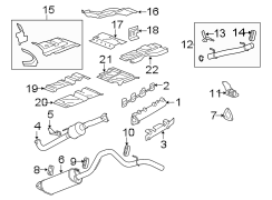 Exhaust system. Exhaust components. Manifold.