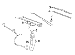 WINDSHIELD. WIPER & WASHER COMPONENTS.