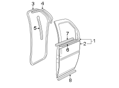 Front door. Wheels. Door & components.