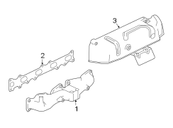 EXHAUST SYSTEM. MANIFOLD.