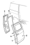 SIDE LOADING DOOR. DOOR & COMPONENTS.