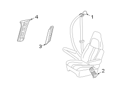 RESTRAINT SYSTEMS. FRONT SEAT BELTS.