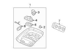 OVERHEAD CONSOLE.