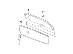 LIFT GATE. INTERIOR TRIM.