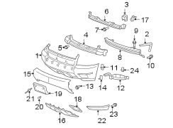 FRONT BUMPER. BUMPER & COMPONENTS.