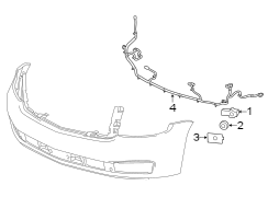 FRONT BUMPER. ELECTRICAL COMPONENTS.