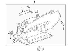 INSTRUMENT PANEL. GLOVE BOX.