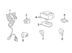 RESTRAINT SYSTEMS. AIR BAG COMPONENTS.