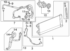 A/C Refrigerant Suction Hose (Rear)