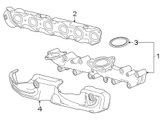 Exhaust system. Manifold.