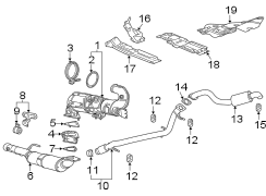 Exhaust system. Exhaust components.