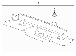 Rear lamps. License lamps.