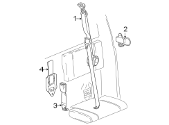 RESTRAINT SYSTEMS. REAR SEAT BELTS.