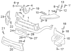 Bumper Cover Bracket (Front, Lower)