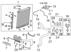 Image of Bracket. Sensor. Temperature. Air. Ambient. Engine Coolant. A bracket for a ambient. image for your 2009 Chevrolet Cobalt LS Coupe 2.2L Ecotec A/T 