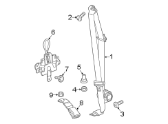 RESTRAINT SYSTEMS. REAR SEAT BELTS.