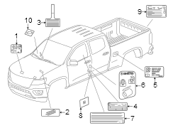 Image of Engine Decal image for your Cadillac Escalade EXT  