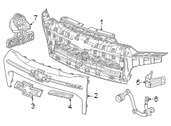 Image of Grille Molding (Front, Upper, Lower) image for your Chevrolet Aveo   