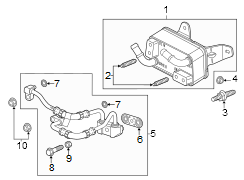 Automatic Transmission Oil Cooler Hose Stud