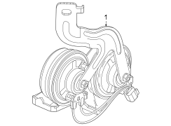 Image of Horn image for your 2024 GMC Hummer EV SUV 2 Sport Utility -L - cylinder BATTERY EV (EV/BEV) A/T 