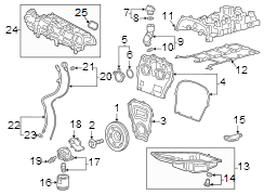 Engine parts.