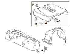 Engine appearance cover.