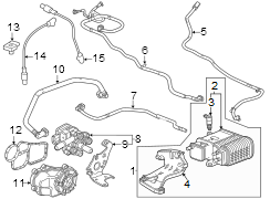 Engine Crankcase Vent Valve. Exhaust Gas Recirculation (EGR) Valve Control Solenoid Filter. OIL/AIR...