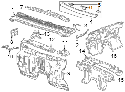 Image of Sound Absorber image for your 2007 Pontiac Grand Prix   